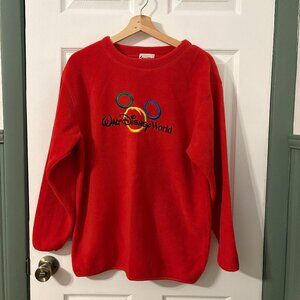 VINTAGE DISNEY Walt Disney World Fleece Pullover